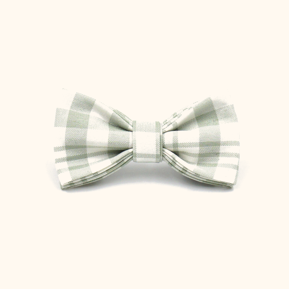 Green plaid matching bowtie