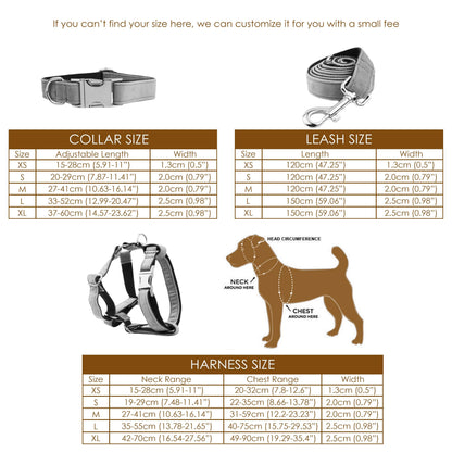 Leopard Print Dog Accessories, Custom Brown Velvet Dog Collar with Personalised Name, H Harness, Bowtie, Leash, Poop Bag Holder