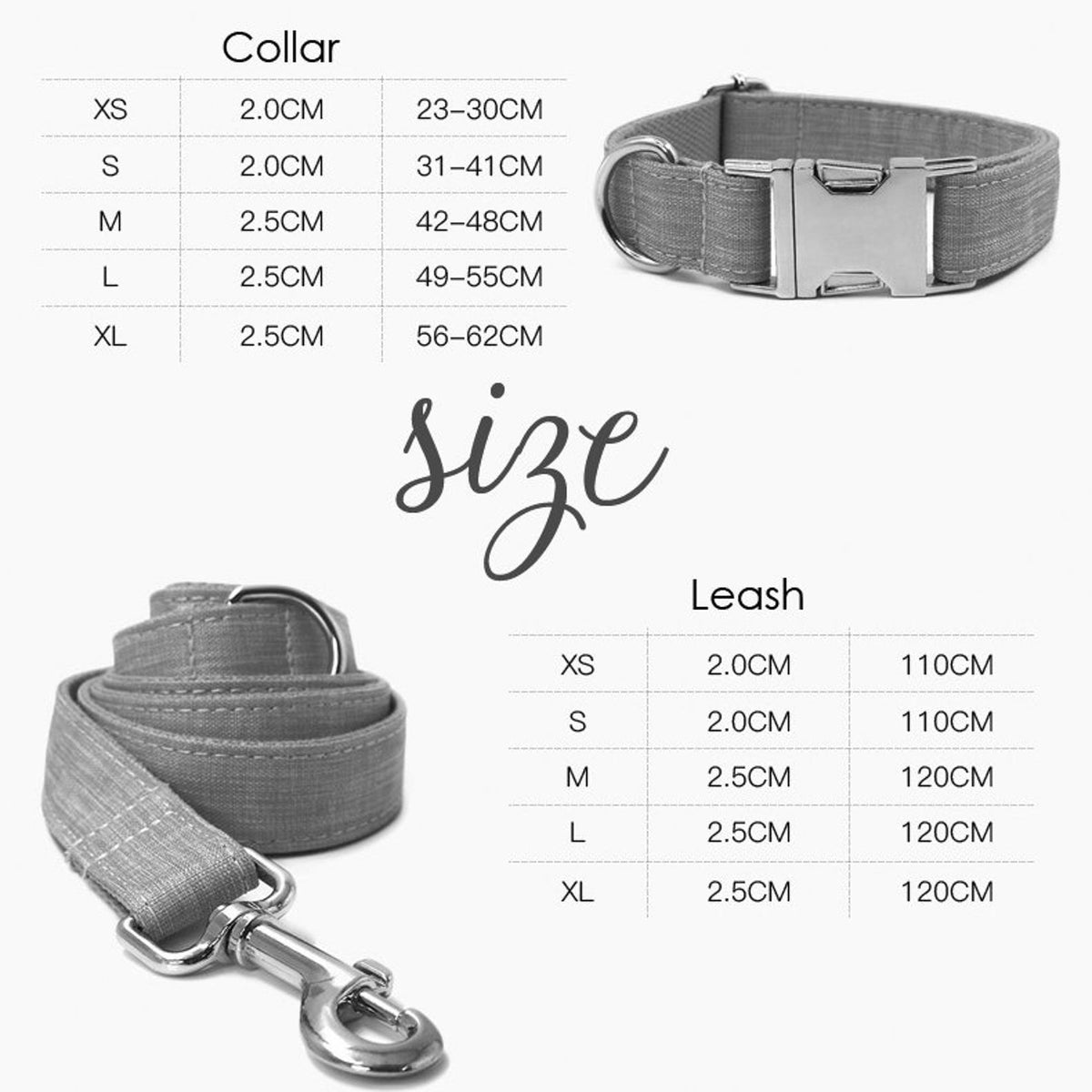 Floral Products Personalised Dog Collar
