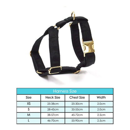 Black Personalised Dog Collar Combo Set